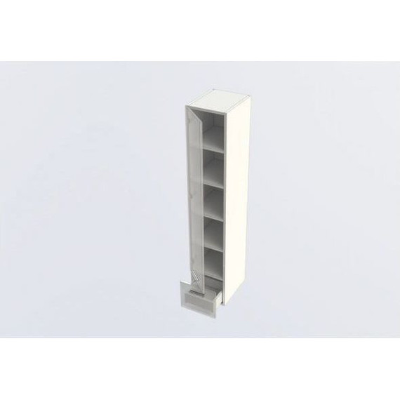 Пенал подвесной Aquanet Верона 40 см 176672, белый - 3 Пенал подвесной Aquanet Верона 40 см 176672, белый фото 3