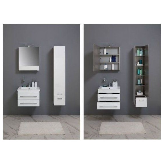 Зеркало-шкаф Aquanet Верона 58 см 175344, белый - 8 Зеркало-шкаф Aquanet Верона 58 см 175344, белый фото 8