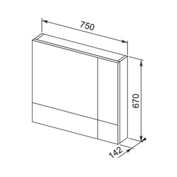 Зеркало-шкаф Aquanet Верона 75 см 175381, белый фото 7