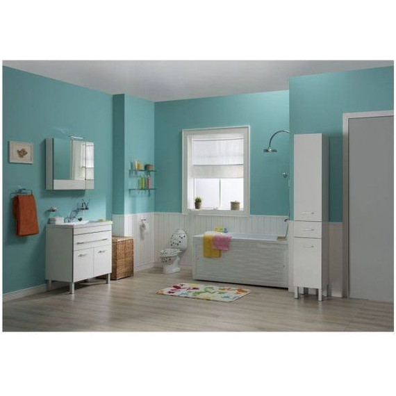 Зеркало-шкаф Aquanet Верона 90 см 172339, белый - 4 Зеркало-шкаф Aquanet Верона 90 см 172339, белый фото 4