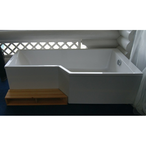 Ванна акриловая Jacob Delafon Bain Douche Neo 160х90 см R E6D000R-00 с ножками, Размер - мм: 1600х900 - 6 Ванна акриловая Jacob Delafon Bain Douche Neo 160х90 см R E6D000R-00 с ножками, Размер - мм: 1600х900 фото 6