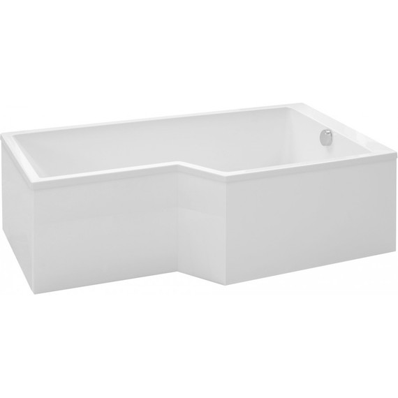 Ванна акриловая Jacob Delafon Bain Douche Neo 170х90 см R E6D002R-00 с ножками, Размер - мм: 1700х900 фото 