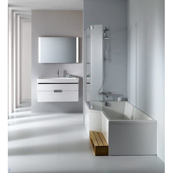 Ванна акриловая Jacob Delafon Bain Douche Neo 180х90 см L E6D004L-00 с ножками, Размер - мм: 1800х900 - 7 Ванна акриловая Jacob Delafon Bain Douche Neo 180х90 см L E6D004L-00 с ножками, Размер - мм: 1800х900 фото 7