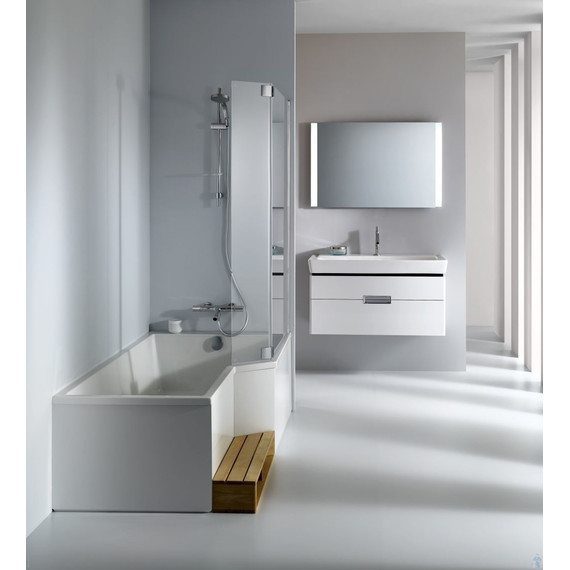 Ванна акриловая Jacob Delafon Bain Douche Neo 170х90 см R E6D002R-00 с ножками, Размер - мм: 1700х900 - 4 Ванна акриловая Jacob Delafon Bain Douche Neo 170х90 см R E6D002R-00 с ножками, Размер - мм: 1700х900 фото 4