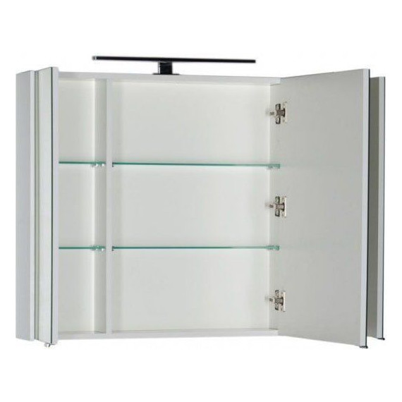 Зеркало-шкаф Aquanet Латина 100 см 179636, белый - 4 Зеркало-шкаф Aquanet Латина 100 см 179636, белый фото 4