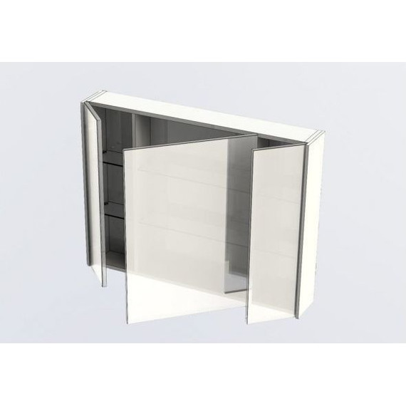 Зеркало-шкаф Aquanet Латина 100 см 179636, белый - 8 Зеркало-шкаф Aquanet Латина 100 см 179636, белый фото 8