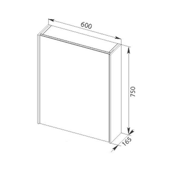 Зеркало-шкаф Aquanet Латина 60 см 179942, белый - 7 Зеркало-шкаф Aquanet Латина 60 см 179942, белый фото 7