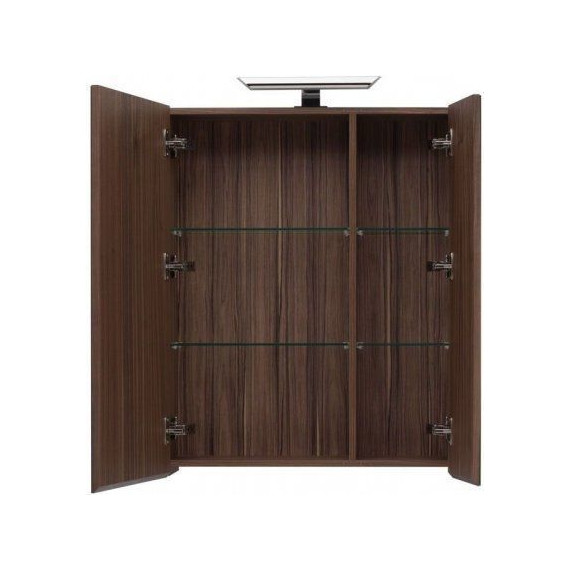 Зеркало-шкаф Aquanet Нью-Йорк 70 см 203952, орех - 6 Зеркало-шкаф Aquanet Нью-Йорк 70 см 203952, орех фото 6