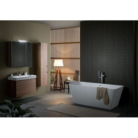 Зеркало-шкаф Aquanet Нью-Йорк 85 см 203954, орех - 6 Зеркало-шкаф Aquanet Нью-Йорк 85 см 203954, орех фото 6