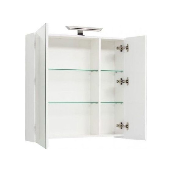 Зеркало-шкаф Aquanet Йорк 85 см 202089, белый фото 2