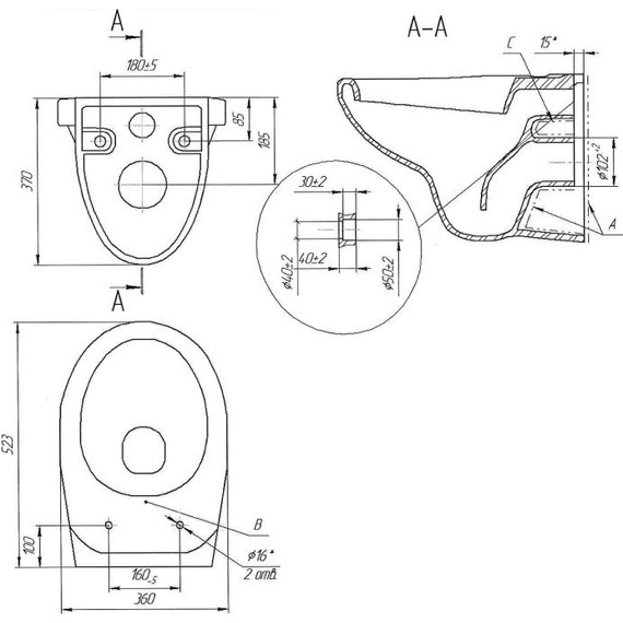 Унитаз подвесной Cersanit Delfi MZ-DELFI-PL фото 10