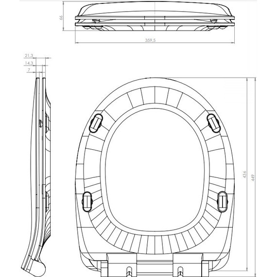 Сиденье с крышкой для унитаза Cersanit Delfi микролифт DS-DELFI-S-DL - 2 Сиденье с крышкой для унитаза Cersanit Delfi микролифт DS-DELFI-S-DL фото 2