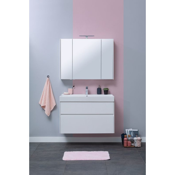 Тумба подвесная с раковиной Aquanet Бруклин 100 см 203961, белый - 5 Тумба подвесная с раковиной Aquanet Бруклин 100 см 203961, белый фото 5