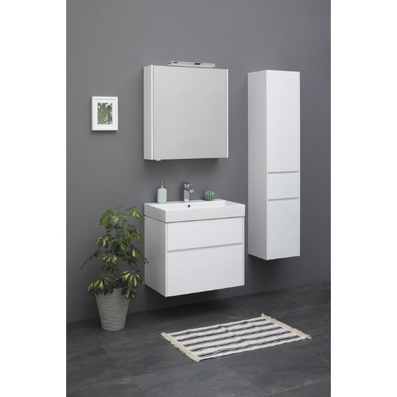 Тумба подвесная с раковиной Aquanet Бруклин 70 см 203959, белый - 10 Тумба подвесная с раковиной Aquanet Бруклин 70 см 203959, белый фото 10