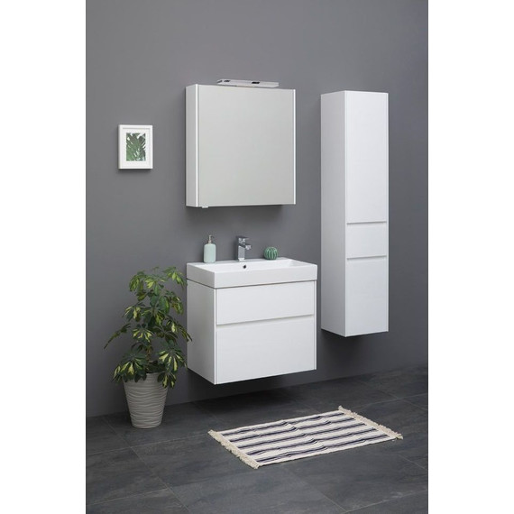 Тумба подвесная с раковиной Aquanet Бруклин 70 см 203959, белый - 9 Тумба подвесная с раковиной Aquanet Бруклин 70 см 203959, белый фото 9