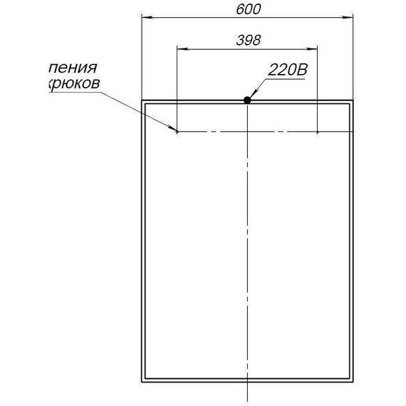 Зеркало Aquanet Nova Lite 60 см 242620, белый - 7 Зеркало Aquanet Nova Lite 60 см 242620, белый фото 7