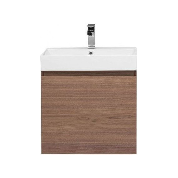 Тумба подвесная с раковиной Aquanet Нью-Йорк 60 см 203945, орех - 5 Тумба подвесная с раковиной Aquanet Нью-Йорк 60 см 203945, орех фото 5