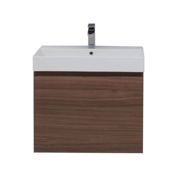 Тумба подвесная с раковиной Aquanet Нью-Йорк 70 см 203946, орех - 5 Тумба подвесная с раковиной Aquanet Нью-Йорк 70 см 203946, орех фото 5