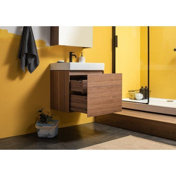 Тумба подвесная с раковиной Aquanet Нью-Йорк 70 см 203946, орех - 14 Тумба подвесная с раковиной Aquanet Нью-Йорк 70 см 203946, орех фото 14