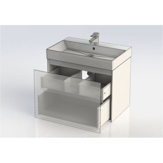 Тумба подвесная с раковиной Aquanet Нью-Йорк 70 см 203946, орех - 15 Тумба подвесная с раковиной Aquanet Нью-Йорк 70 см 203946, орех фото 15