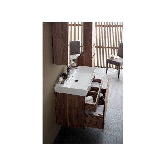 Тумба подвесная с раковиной Aquanet Нью-Йорк 85 см 203947, орех - 10 Тумба подвесная с раковиной Aquanet Нью-Йорк 85 см 203947, орех фото 10