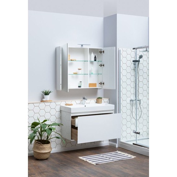 Тумба подвесная с раковиной Aquanet Йорк 100 см 202091, белый - 7 Тумба подвесная с раковиной Aquanet Йорк 100 см 202091, белый фото 7