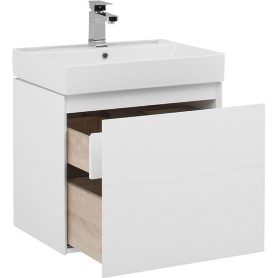 Тумба подвесная с раковиной Aquanet Йорк 60 см 202094, белый - 4 Тумба подвесная с раковиной Aquanet Йорк 60 см 202094, белый фото 4