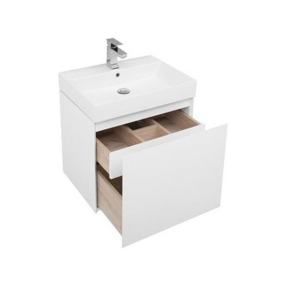 Тумба подвесная с раковиной Aquanet Йорк 60 см 202094, белый - 6 Тумба подвесная с раковиной Aquanet Йорк 60 см 202094, белый фото 6