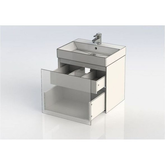 Тумба подвесная с раковиной Aquanet Йорк 60 см 202094, белый - 7 Тумба подвесная с раковиной Aquanet Йорк 60 см 202094, белый фото 7