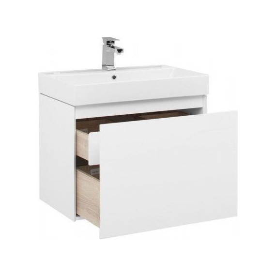 Тумба подвесная с раковиной Aquanet Йорк 70 см 202093, белый - 4 Тумба подвесная с раковиной Aquanet Йорк 70 см 202093, белый фото 4