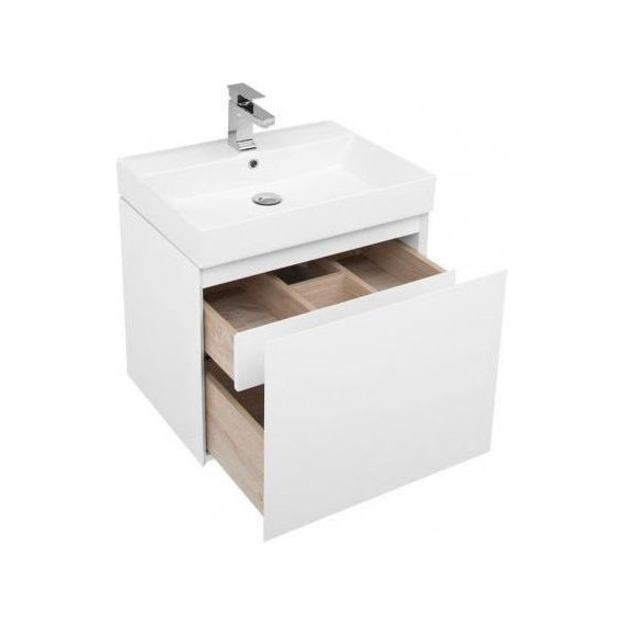 Тумба подвесная с раковиной Aquanet Йорк 70 см 202093, белый - 6 Тумба подвесная с раковиной Aquanet Йорк 70 см 202093, белый фото 6