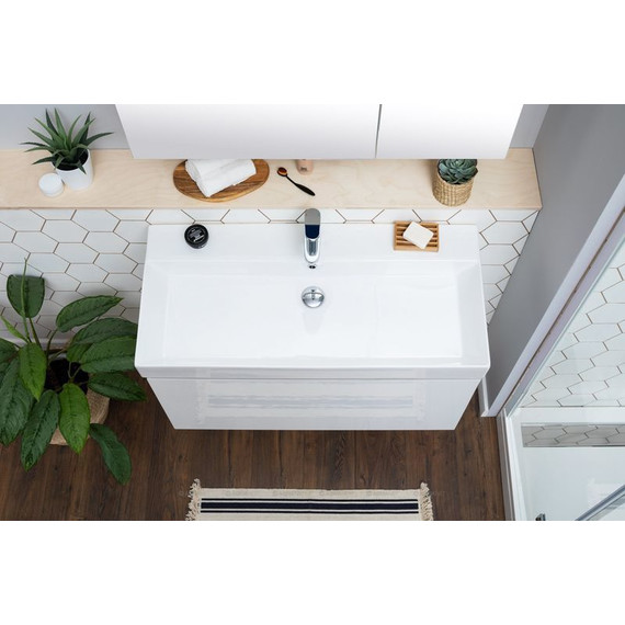 Тумба подвесная с раковиной Aquanet Йорк 85 см 202092, белый - 13 Тумба подвесная с раковиной Aquanet Йорк 85 см 202092, белый фото 13