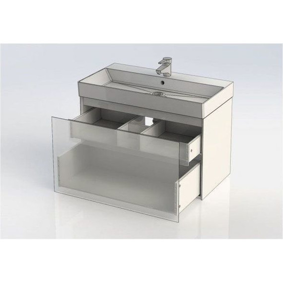 Тумба подвесная с раковиной Aquanet Йорк 85 см 202092, белый - 14 Тумба подвесная с раковиной Aquanet Йорк 85 см 202092, белый фото 14