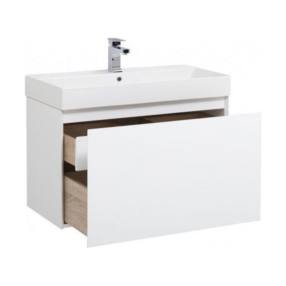 Тумба подвесная с раковиной Aquanet Йорк 85 см 202092, белый - 4 Тумба подвесная с раковиной Aquanet Йорк 85 см 202092, белый фото 4