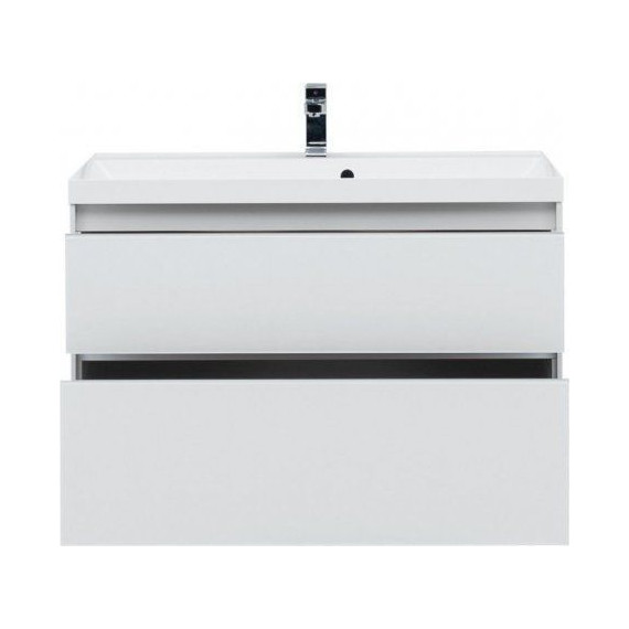 Тумба подвесная с раковиной Aquanet Гласс 100 см 235664, белый - 4 Тумба подвесная с раковиной Aquanet Гласс 100 см 235664, белый фото 4