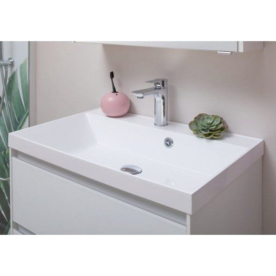 Тумба подвесная с раковиной Aquanet Гласс 70 см 206700, белый - 11 Тумба подвесная с раковиной Aquanet Гласс 70 см 206700, белый фото 11