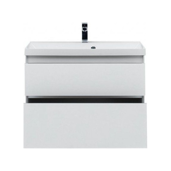 Тумба подвесная с раковиной Aquanet Гласс 90 см 196960, белый - 4 Тумба подвесная с раковиной Aquanet Гласс 90 см 196960, белый фото 4