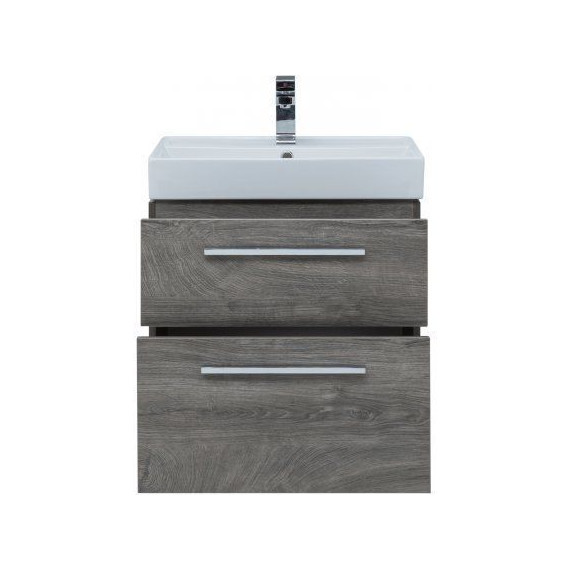 Тумба подвесная с раковиной Aquanet Nova 60 см 242278, дуб рошелье, Цвет фасада: дуб рошелье - 6 Тумба подвесная с раковиной Aquanet Nova 60 см 242278, дуб рошелье, Цвет фасада: дуб рошелье фото 6