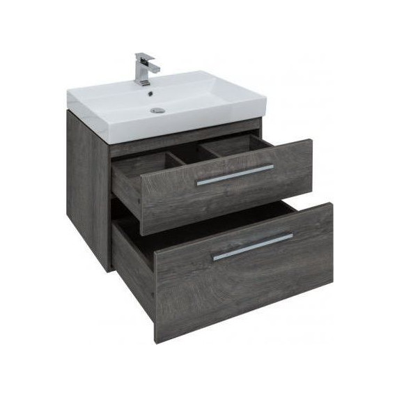 Тумба подвесная с раковиной Aquanet Nova 75 см 242260, дуб рошелье, Цвет фасада: дуб рошелье - 10 Тумба подвесная с раковиной Aquanet Nova 75 см 242260, дуб рошелье, Цвет фасада: дуб рошелье фото 10