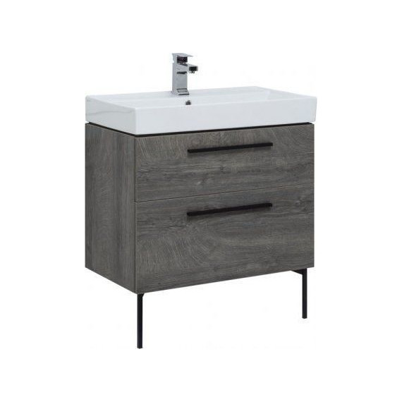 Тумба подвесная с раковиной Aquanet Nova 75 см 242260, дуб рошелье, Цвет фасада: дуб рошелье - 11 Тумба подвесная с раковиной Aquanet Nova 75 см 242260, дуб рошелье, Цвет фасада: дуб рошелье фото 11