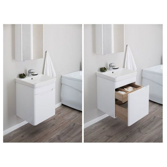 Тумба подвесная с раковиной Aquanet София 50 см 201745, белый - 10 Тумба подвесная с раковиной Aquanet София 50 см 201745, белый фото 10