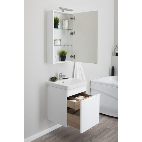 Тумба подвесная с раковиной Aquanet София 50 см 201745, белый - 5 Тумба подвесная с раковиной Aquanet София 50 см 201745, белый фото 5