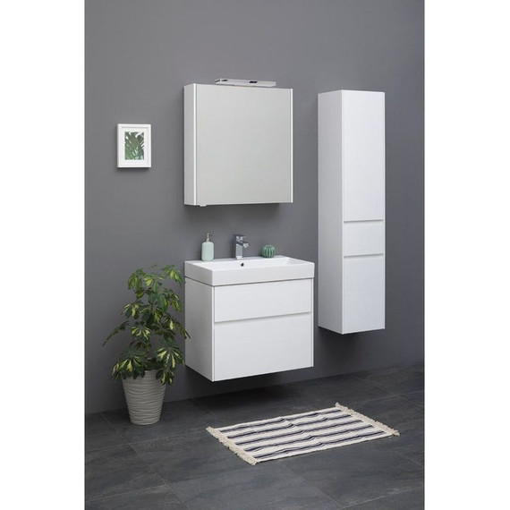 Пенал подвесной Aquanet Бруклин 35 см 203966, белый фото 4