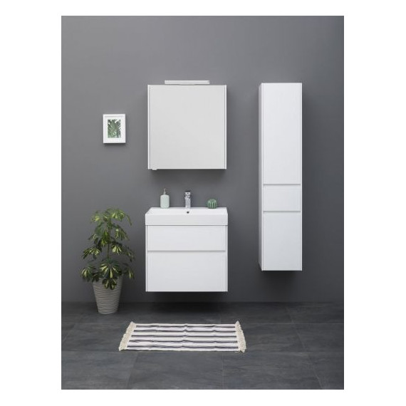 Пенал подвесной Aquanet Бруклин 35 см 203966, белый фото 5