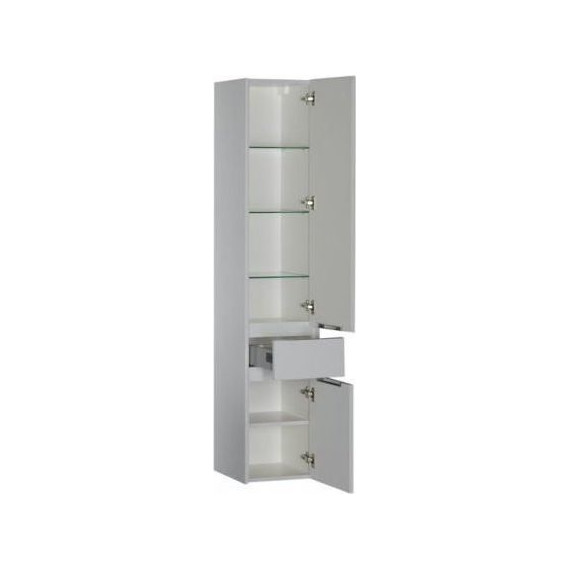 Пенал подвесной Aquanet Латина 35 см 179606, белый - 9 Пенал подвесной Aquanet Латина 35 см 179606, белый фото 9