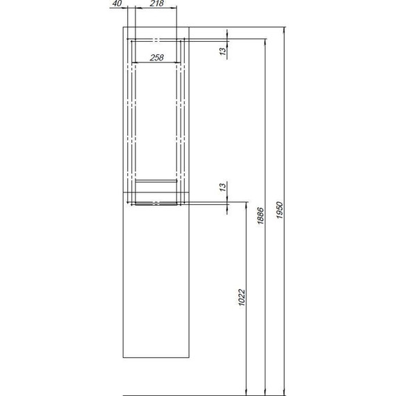 Пенал подвесной Aquanet Nova 35 см 242259, дуб рошелье - 12 Пенал подвесной Aquanet Nova 35 см 242259, дуб рошелье фото 12
