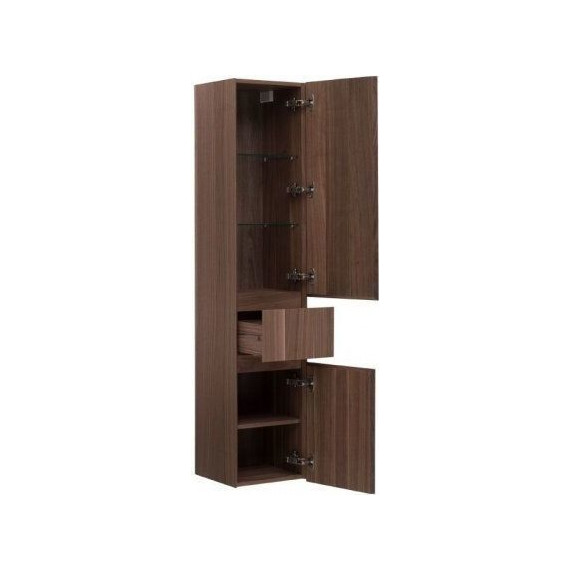 Пенал подвесной Aquanet Нью-Йорк 35 см 203956, орех - 10 Пенал подвесной Aquanet Нью-Йорк 35 см 203956, орех фото 10