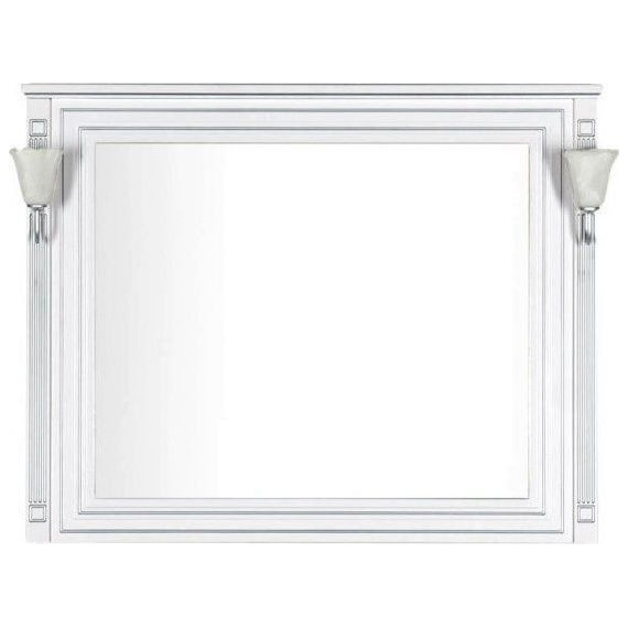 Зеркало Aquanet Паола 120 см 181768, белый/серебро - 4 Зеркало Aquanet Паола 120 см 181768, белый/серебро фото 4