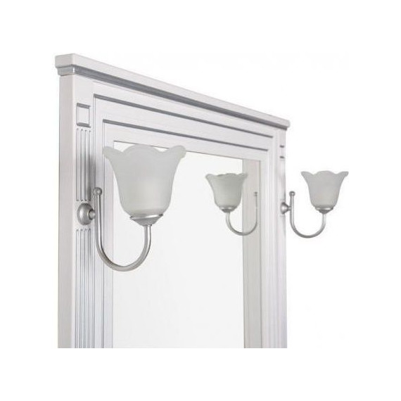 Зеркало Aquanet Паола 90 см 181769, белый/серебро - 3 Зеркало Aquanet Паола 90 см 181769, белый/серебро фото 3