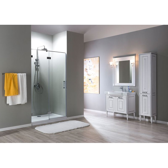 Зеркало Aquanet Паола 90 см 181769, белый/серебро - 4 Зеркало Aquanet Паола 90 см 181769, белый/серебро фото 4